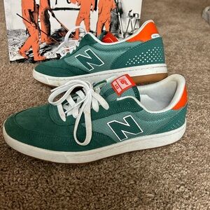 New Balance 440 Vintage Teal/ Orange, Size 9W